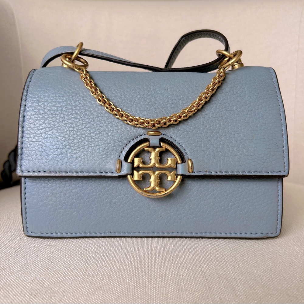 Tory Burch Miller Shoulder Bag in Blue